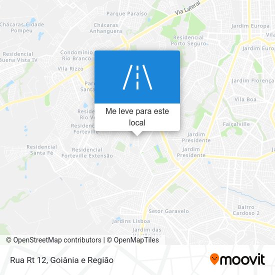 Rua Rt 12 mapa