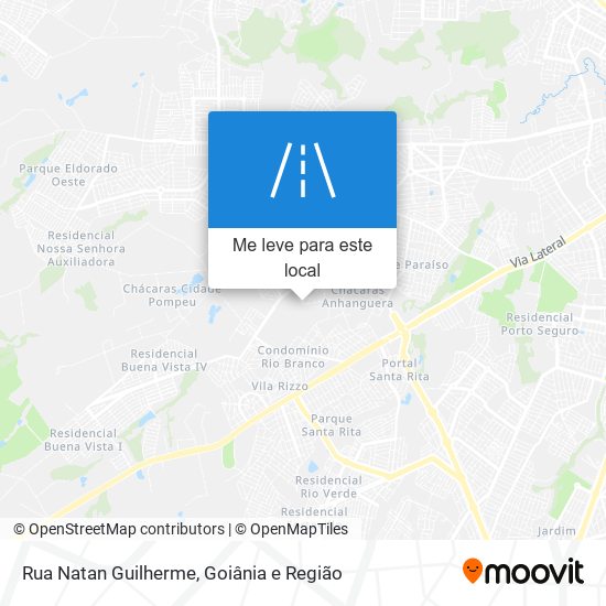 Rua Natan Guilherme mapa