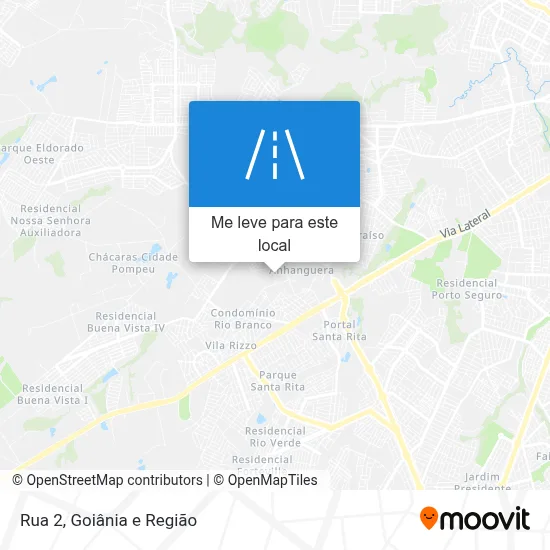 Rua 2 mapa
