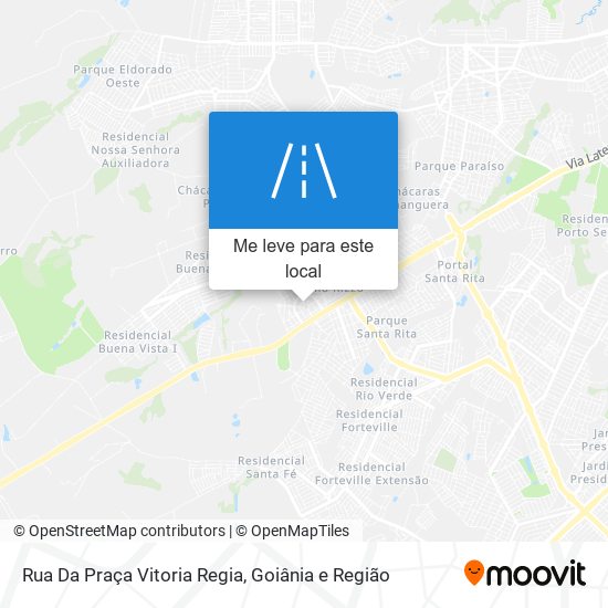 Rua Da Praça Vitoria Regia mapa