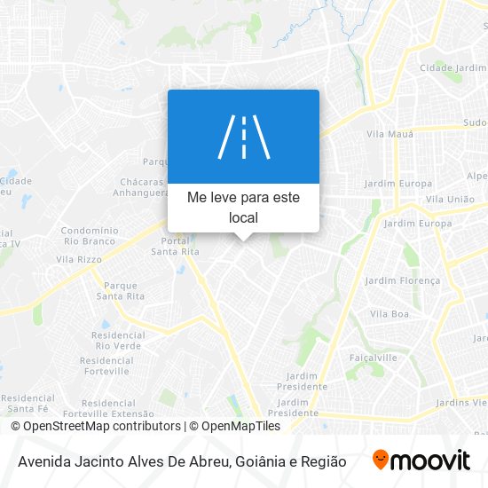 Avenida Jacinto Alves De Abreu mapa