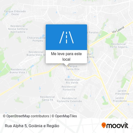Rua Alpha 5 mapa