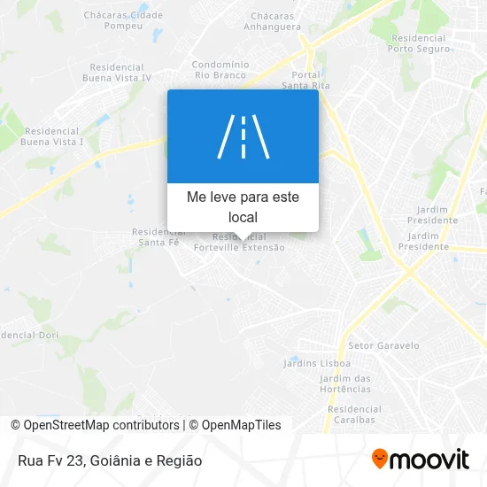 Rua Fv 23 mapa