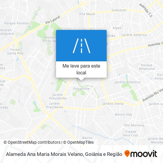 Alameda Ana Maria Morais Velano mapa