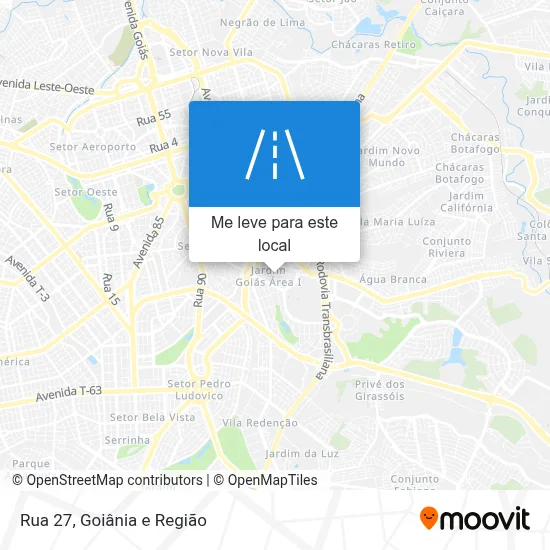 Rua 27 mapa