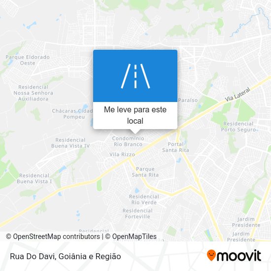 Rua Do Davi mapa