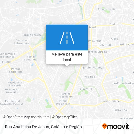 Rua Ana Luisa De Jesus mapa
