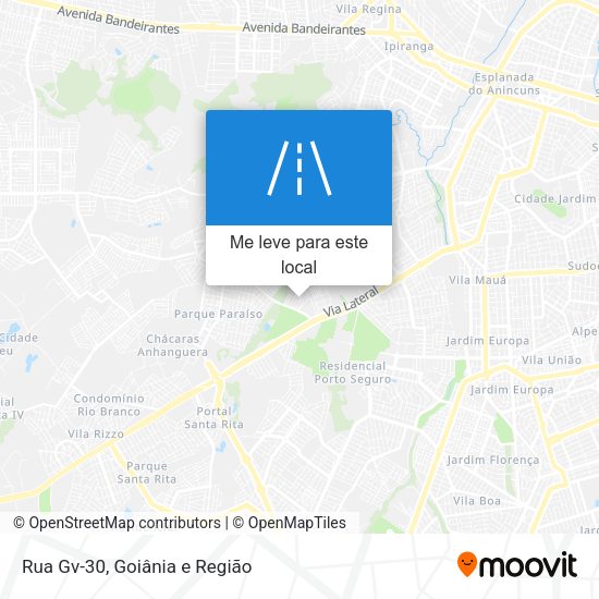 Rua Gv-30 mapa