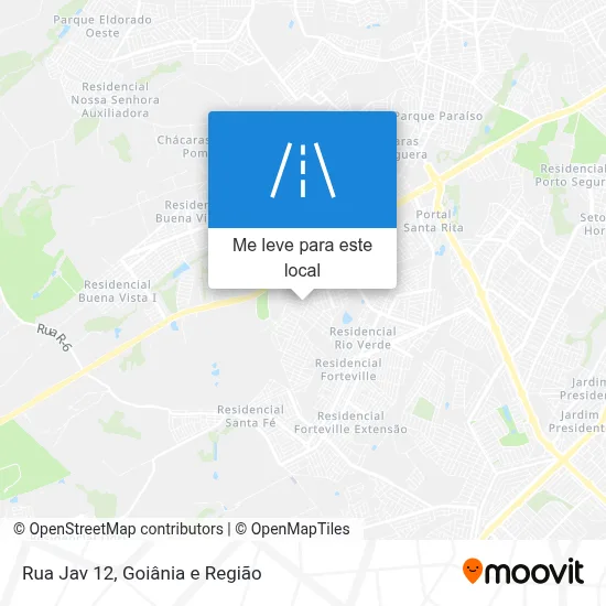 Rua Jav 12 mapa