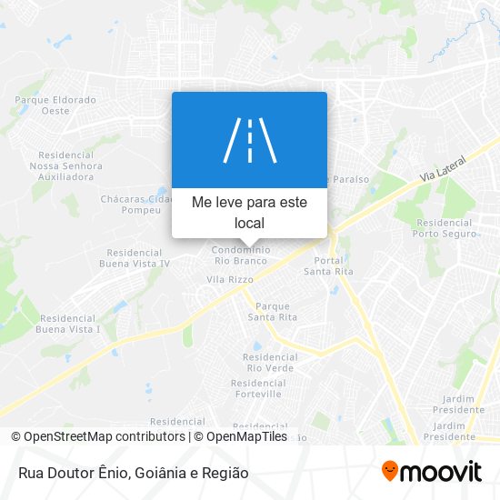 Rua Doutor Ênio mapa