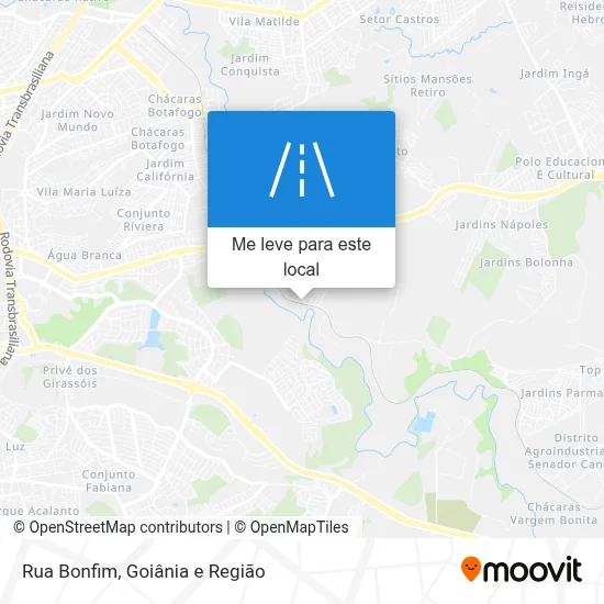 Rua Bonfim mapa