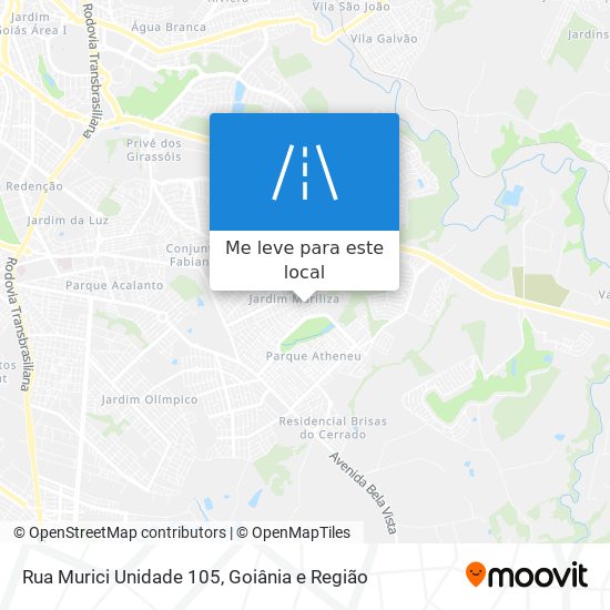 Rua Murici Unidade 105 mapa