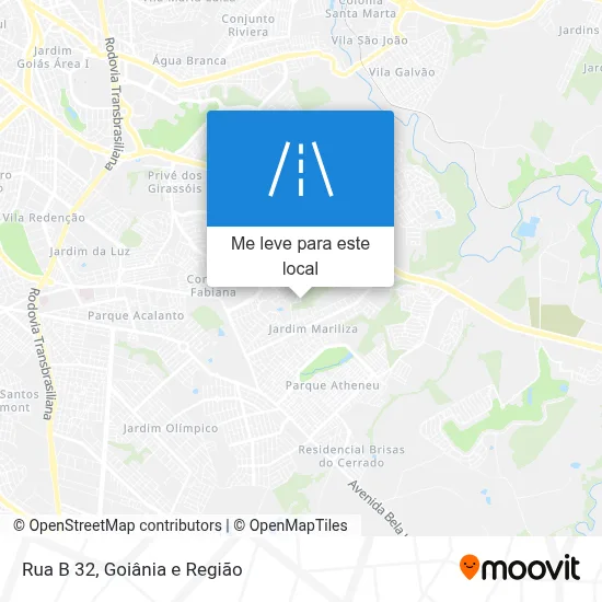 Rua B 32 mapa