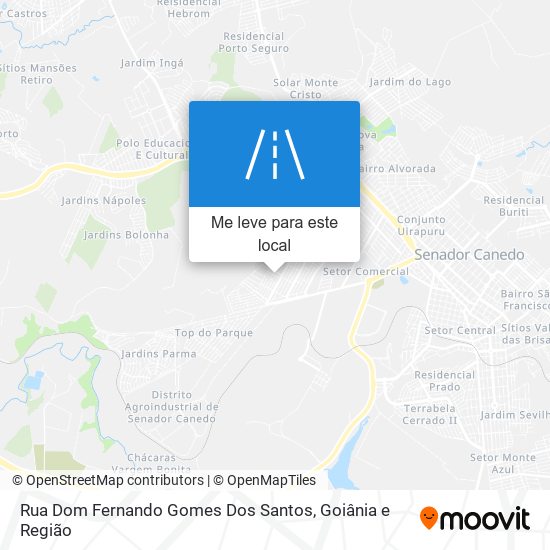 Rua Dom Fernando Gomes Dos Santos mapa