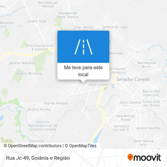 Rua Jc-49 mapa