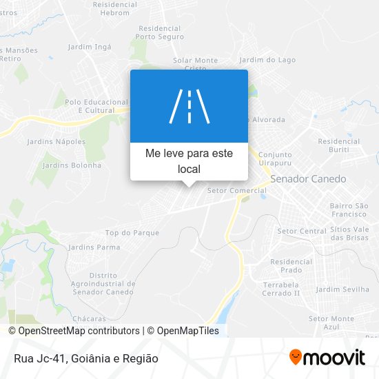 Rua Jc-41 mapa