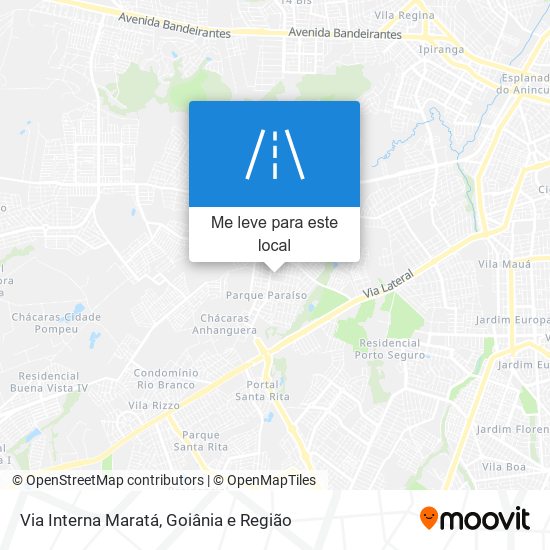 Via Interna Maratá mapa