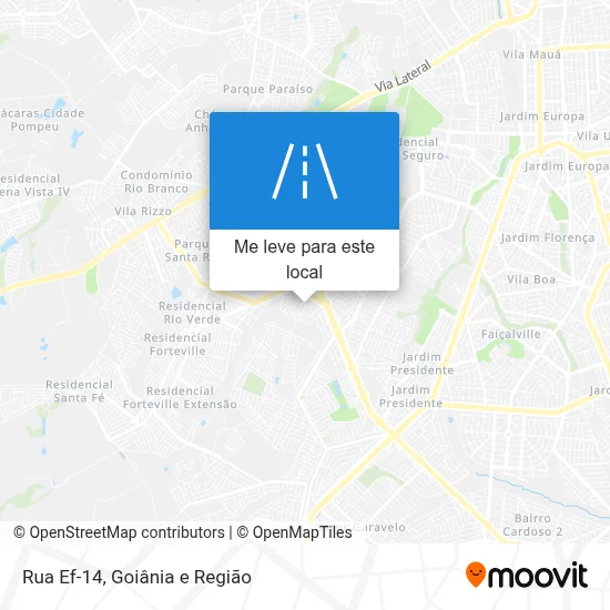 Rua Ef-14 mapa
