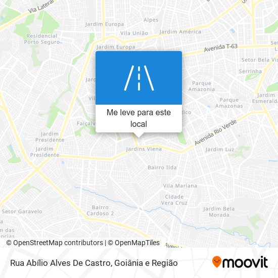Rua Abílio Alves De Castro mapa