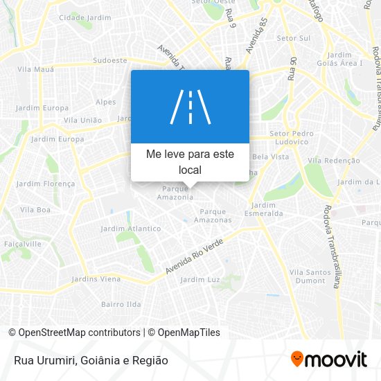 Rua Urumiri mapa