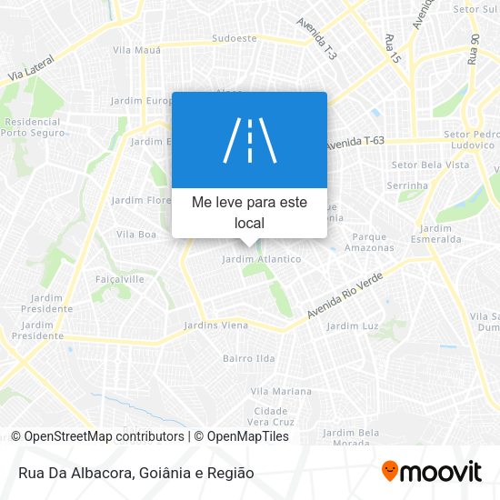 Rua Da Albacora mapa