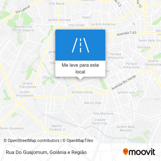 Rua Do Guajomum mapa