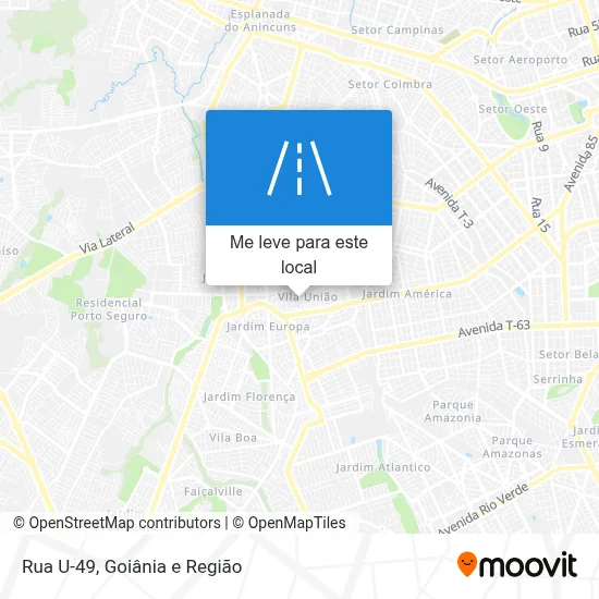 Rua U-49 mapa