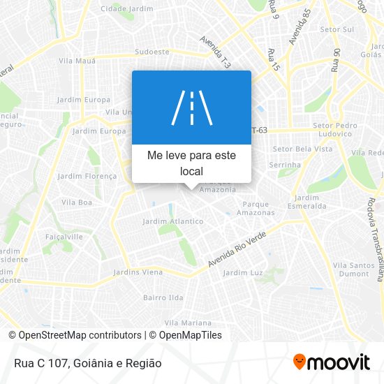 Rua C 107 mapa