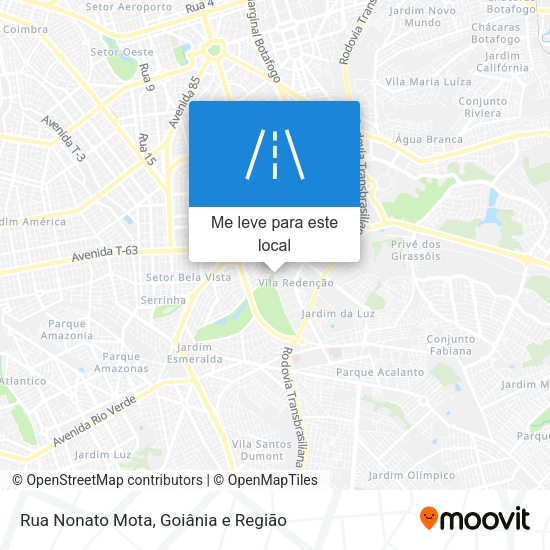 Rua Nonato Mota mapa