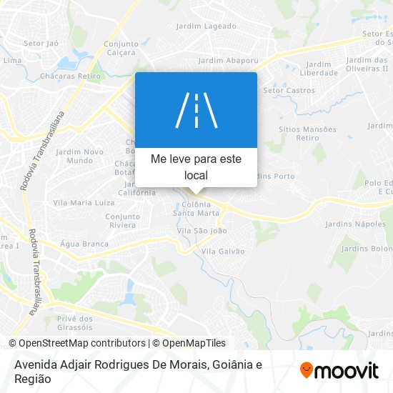 Avenida Adjair Rodrigues De Morais mapa