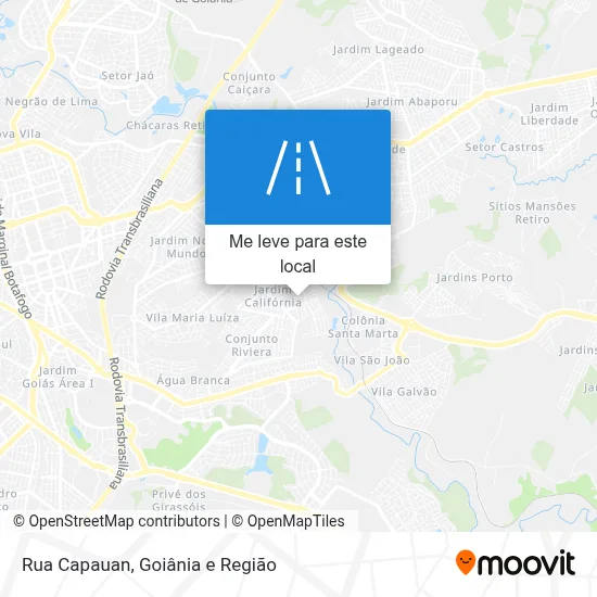 Rua Capauan mapa