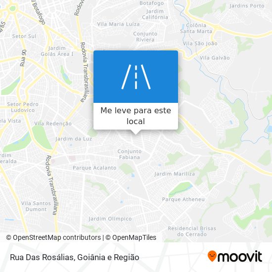 Rua Das Rosálias mapa