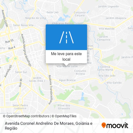 Avenida Coronel Andrelino De Moraes mapa