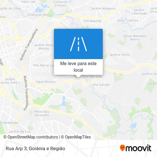 Rua Arp 3 mapa