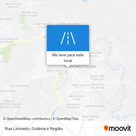 Rua Limoeiro mapa