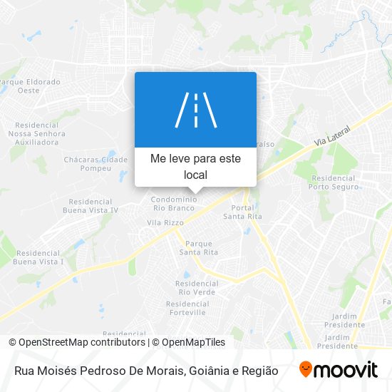 Rua Moisés Pedroso De Morais mapa