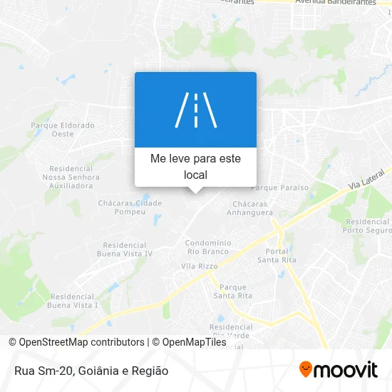 Rua Sm-20 mapa