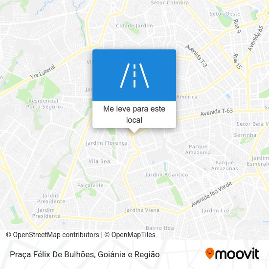 Praça Félix De Bulhões mapa