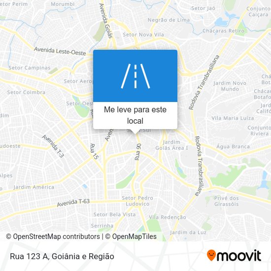 Rua 123 A mapa