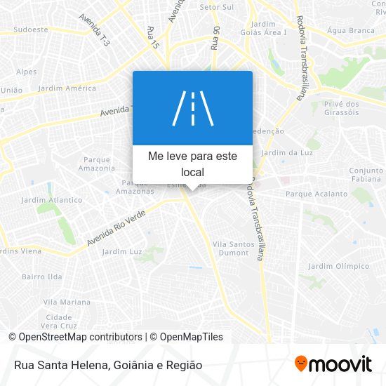 Rua Santa Helena mapa