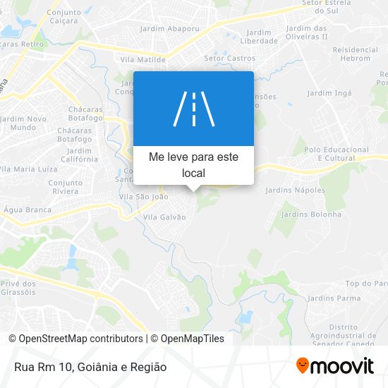 Rua Rm 10 mapa