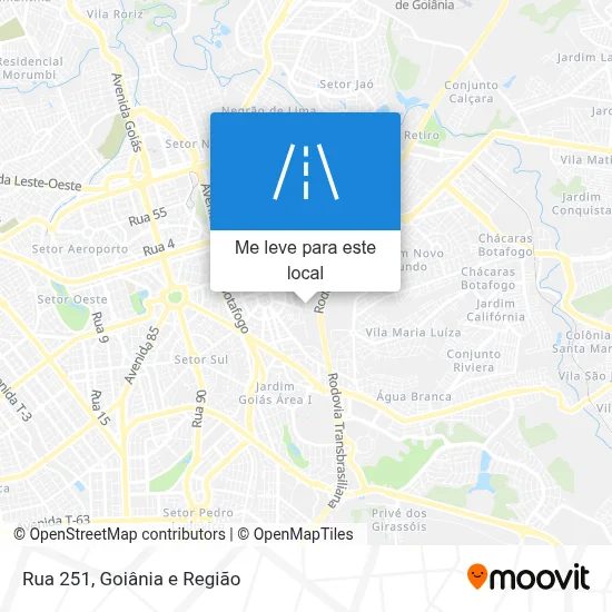Rua 251 mapa