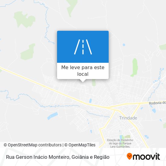 Rua Gerson Inácio Monteiro mapa