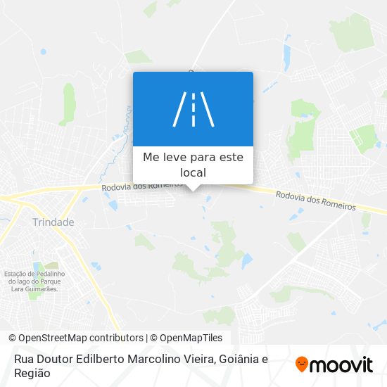 Rua Doutor Edilberto Marcolino Vieira mapa