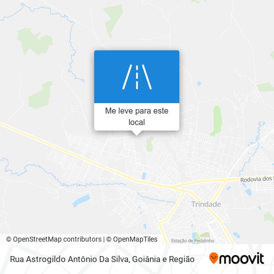 Rua Astrogildo Antônio Da Silva mapa