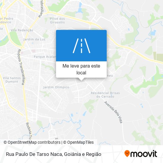 Rua Paulo De Tarso Naca mapa