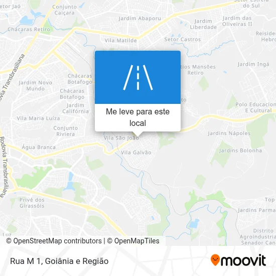 Rua M 1 mapa
