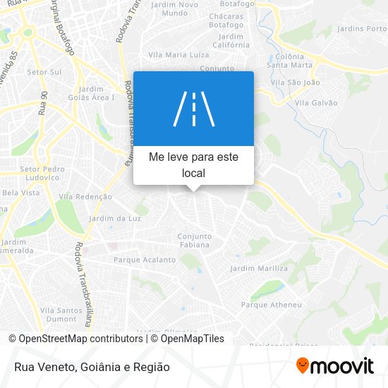 Rua Veneto mapa