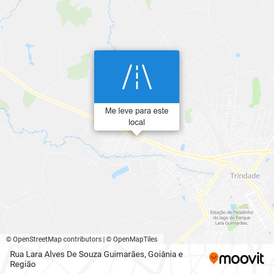 Rua Lara Alves De Souza Guimarães mapa