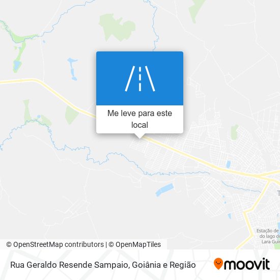 Rua Geraldo Resende Sampaio mapa